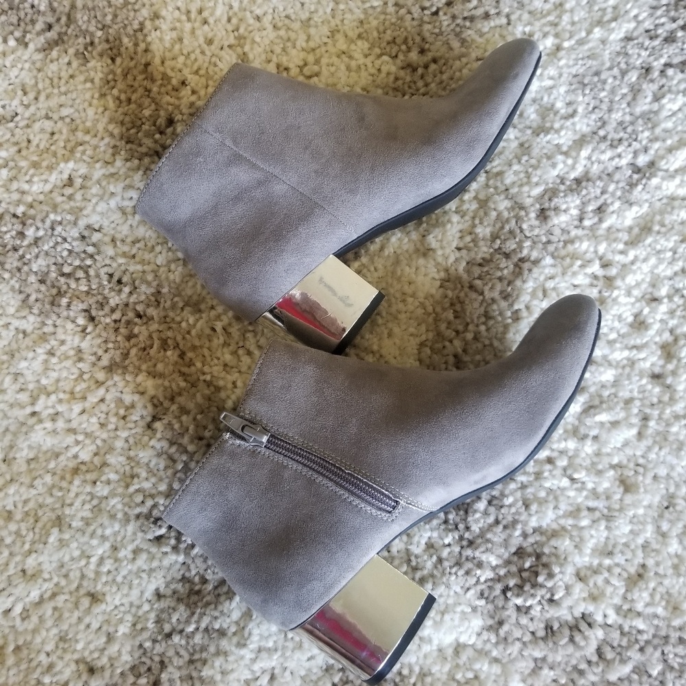 Suede Ankle Booties